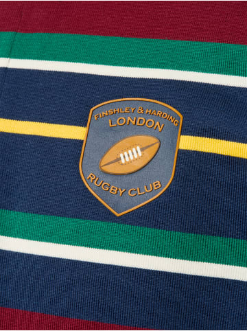 Finshley & Harding London Sweatshirt Walkfield in marine bordeaux - 0001