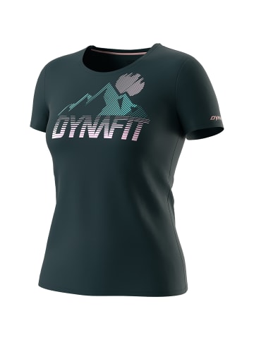 DYNAFIT TRANSALPER GRAPHIC S/S TEE W in Royal Blau3129