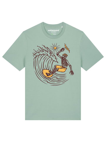 wat? Apparel T-Shirt Surfing for life in Aloe