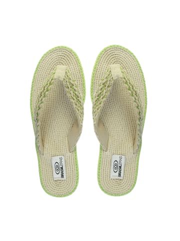 Brasileras Zehentrenner "Spar IND" in Grün