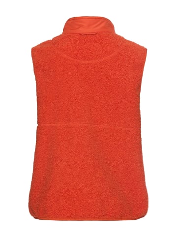 Camel Active Teddyweste mit Stehkragen in Orange