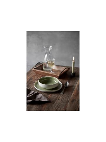 Studio Round Essteller North in Matte white/Shiny moss