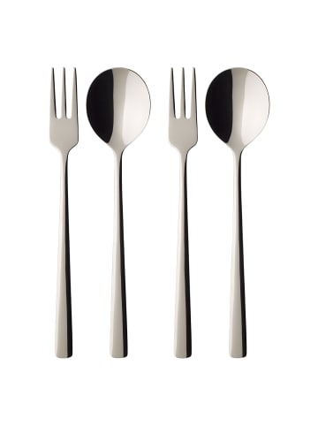 Villeroy & Boch Spaghetti Besteck-Set Daily Line in Silber 21,5 cm in silber