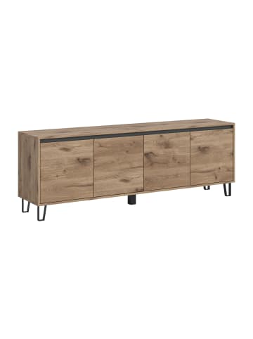 xonox.home Lowboard (B/H/T): 184x64x40 cm in Viking Oak
