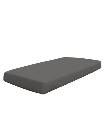 Dormisette Spannbetttuch Mako-Feinjersey in graphit 2
