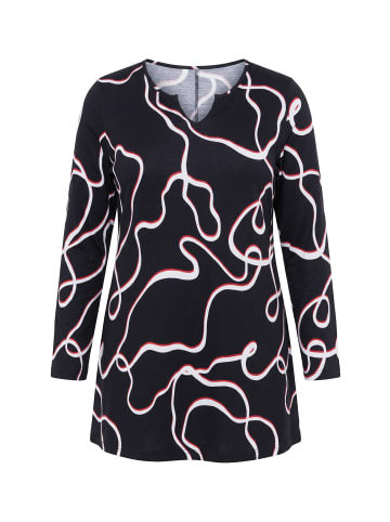 Ulla Popken Longshirt in schwarz