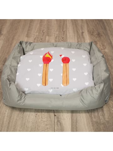 Mr. & Mrs. Panda Katzenkorb Streichhölzer ohne Spruch in Grau Pastell