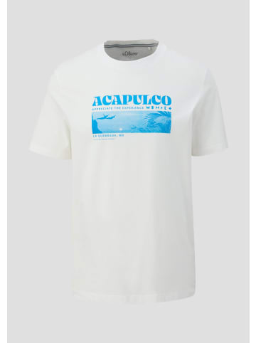 s.Oliver T-Shirt in 01D2_weiß