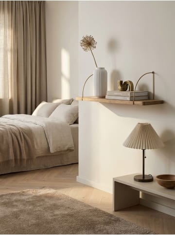 KADIMA DESIGN Wandregal 60x25x22 cm Massivholz / Metall Hängeregal