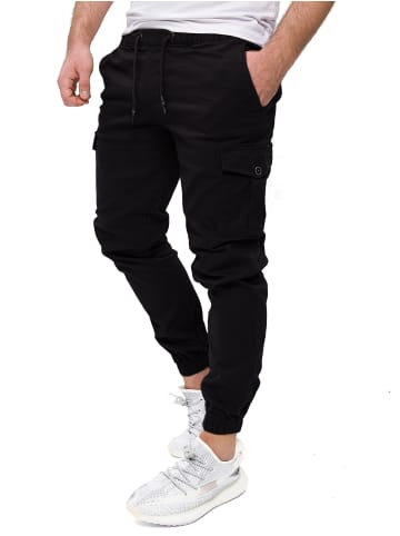 Pittman Cargohose Darius in Schwarz