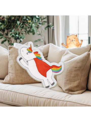 Mr. & Mrs. Panda Kuschelkissen Einhorn Geburtstag ohne Spruch in Weiß