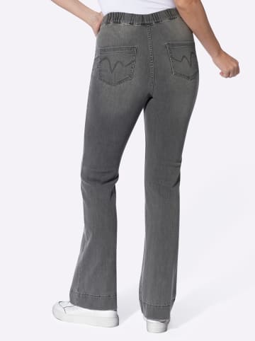 Heine Push-up-Jeans in stone-grey-denim