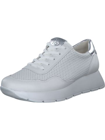 Paul Green Schnürschuhe in white/alu