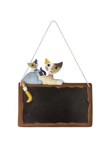 Goebel Willkommensschild " Rosina Wachtmeister Accomodati pure! " in bunt