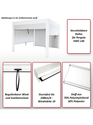 MCW Seitenwand für Pergola L46, Anthrazit