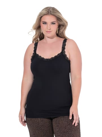 MIAMODA Strick-Top in schwarz