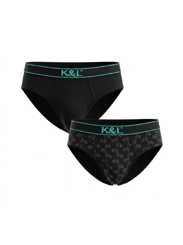 Kisses and Love 2er-Set: Slip in Black