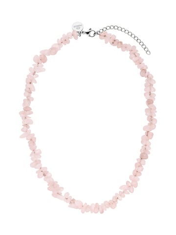 PURELEI Kette Rose Quartz in Silber