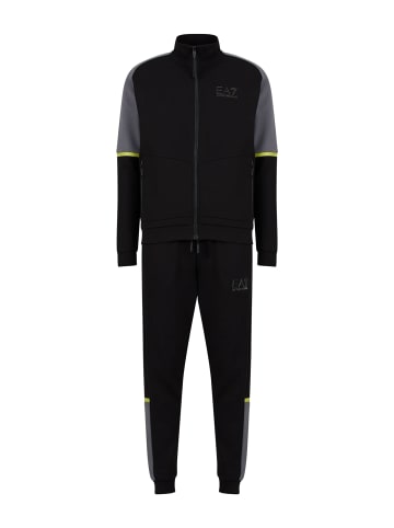 EA7 Trainingsanzug in schwarz