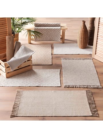 Douceur d’Intérieur Baumwollteppich in beige