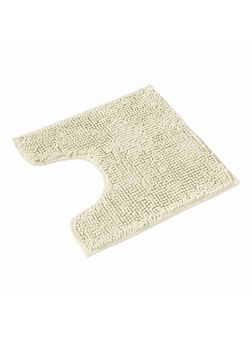 WohnDirect Badematte mit WC Ausschnitt PARIS in Creme