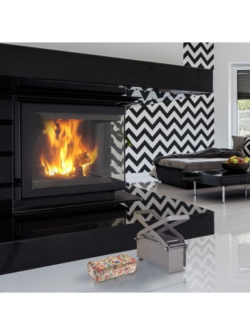 relaxdays Papierbrikettpresse in Grau