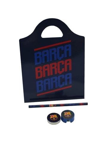FC Barcelona Schreibset mit Malbuch, Stiften und Aufklebern