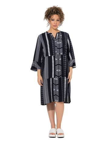 Ulla Popken Midikleid in schwarz