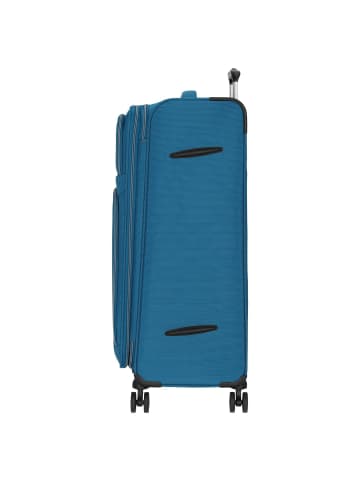 D&N Travel Line 9204 - 4-Rollen-Trolley L 76 cm (schwarz) in blau