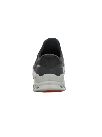 Skechers Slip In Glide-Step Remnynt in charcoal/orange