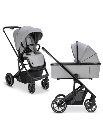 Osann Kombi-Kinderwagen Juntos bis 22 kg belastbar in grau,schwarz