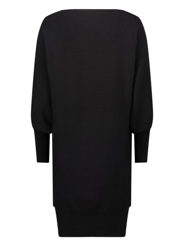 Zero  Strickkleid strukturiert  U-Boot Ausschnitt in Black Beauty
