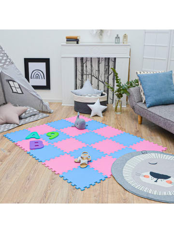 LittleTom Baby Spielmatte Eva 18-tlg. im zwei Farben Mix