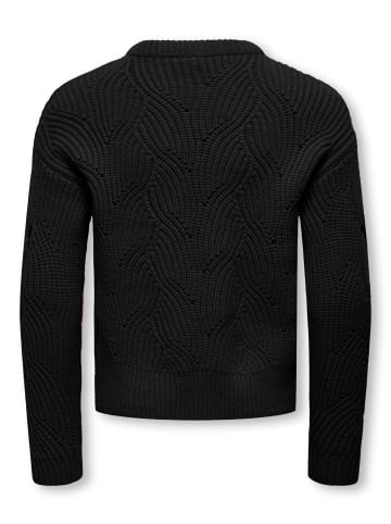 KIDS ONLY Pullover KOGKATIA LS STRUCTURE in black