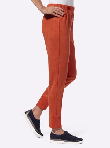 Sieh an! Joggpants in rostrot
