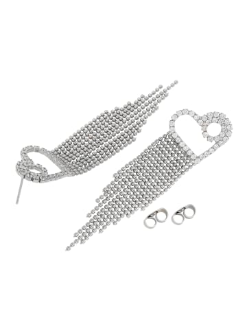 faina Women Dangle Earrings in Silver