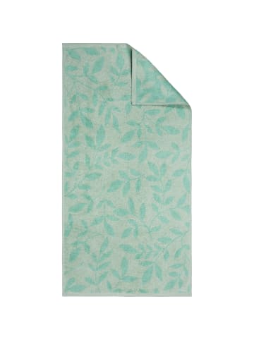 Erwin Müller Frottier, Jacquard Duschtuch 2er-Set Kronau in jade