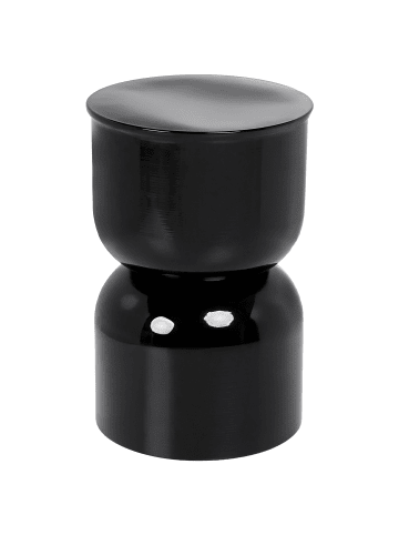 Beliani Beistelltisch LETTA in Schwarz - (W) 31 x (H) 47 x (L) 31 cm