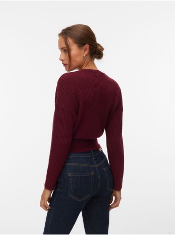 Vero Moda Strickpullover in Zinfandel