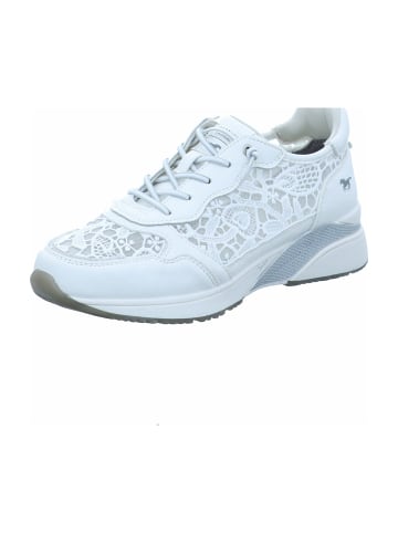Mustang Sportliche Schnürschuhe in Weiß