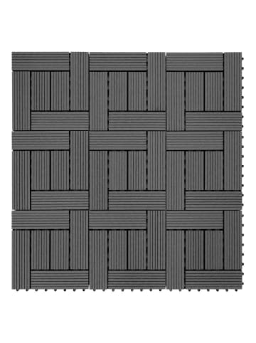 MCW WPC Bodenfliese Sarthe, Premium, anthrazit versetzt