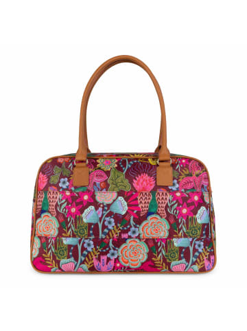 Oilily Schokland Treasues Carine Schultertasche 42 cm in cabernet