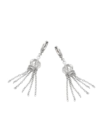gaya Women Earrings in Silver White