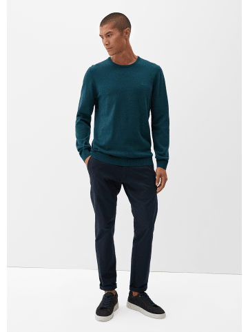 s.Oliver Pullover langarm in Petrol