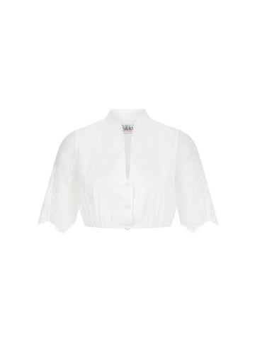 Nübler Dirndlbluse kurzarm Emma in Creme