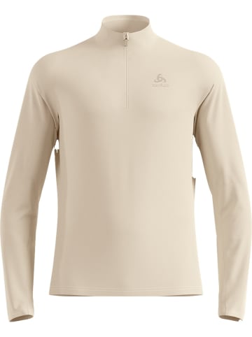 Odlo Longsleeve "Midlayer 1/2 Zip Essential Light" in Grau