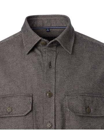 CASAMODA Hemdjacke in Dunkelgrün