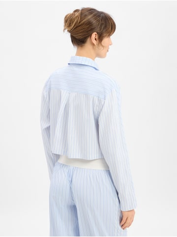 adidas Originals Hemdjacke in hellblau weiß - 0001