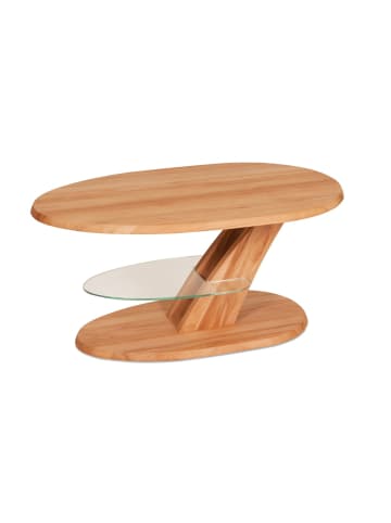 58 aufm Kessel Couchtisch Carlynne höhenverstellbar 100x65x48-65 Massivholz Kernbuche