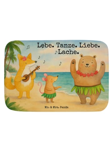 Mr. & Mrs. Panda Badvorleger Waldtiere Aloha Design mit Spruch in Weiß